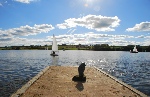 A beautful day for sailing at Chelmarsh
